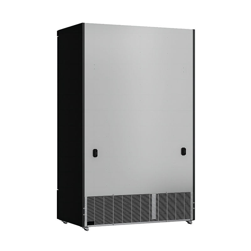 Getraenkekuehlschrank-schwarz-2-Tueren-hinten