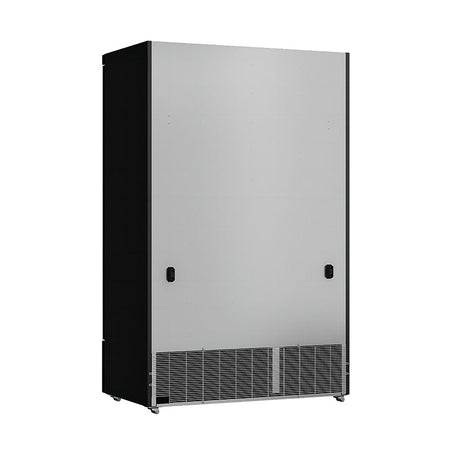 Getraenkekuehlschrank-schwarz-2-Tueren-hinten