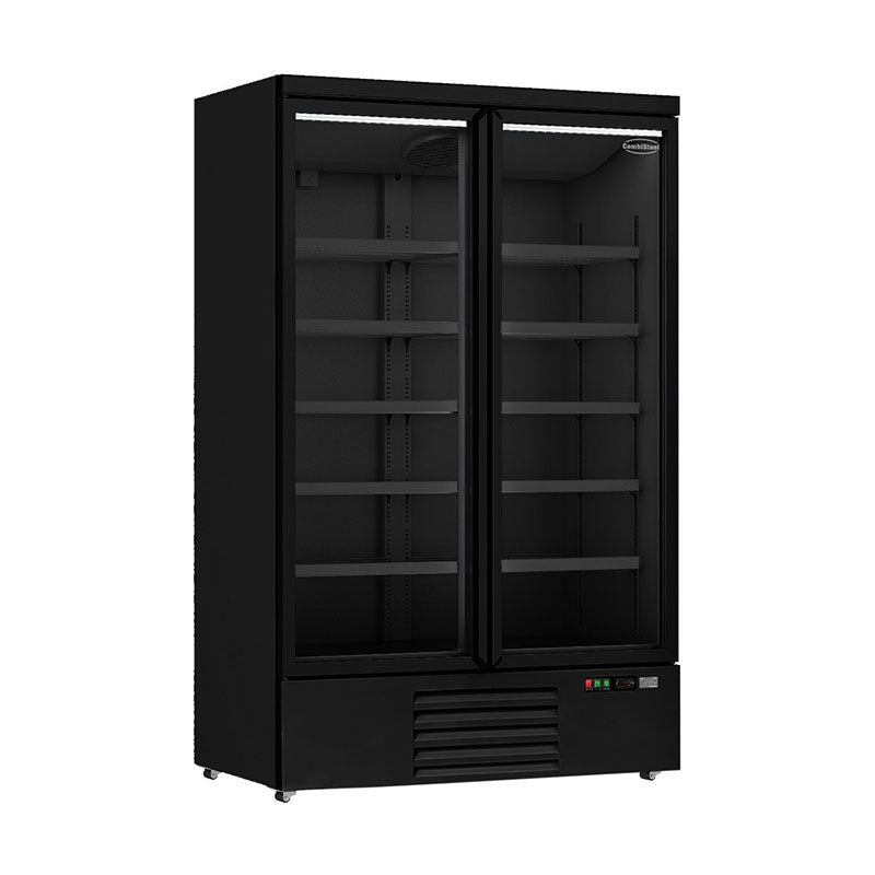 Getraenkekuehlschrank-schwarz-2-Tueren