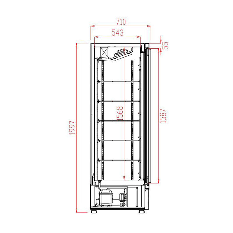 Getraenkekuehlschrank-silber-4-Tueren-daten