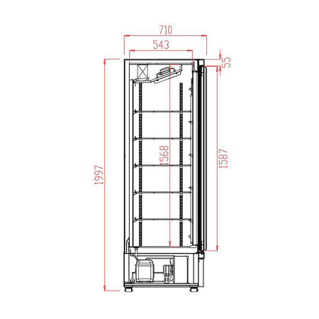 Getraenkekuehlschrank-silber-4-Tueren-daten