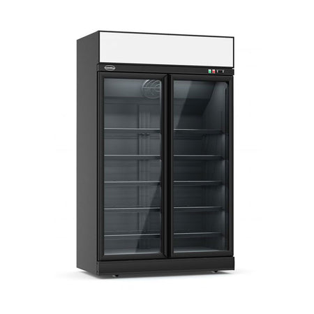 kuehlregal-mit-leuchtaufsatz-2-tueren-schwarz
