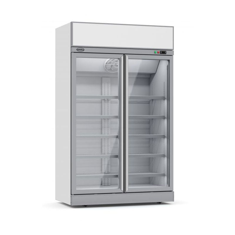 kuehlregal-mit-leuchtaufsatz-2-tueren-silber