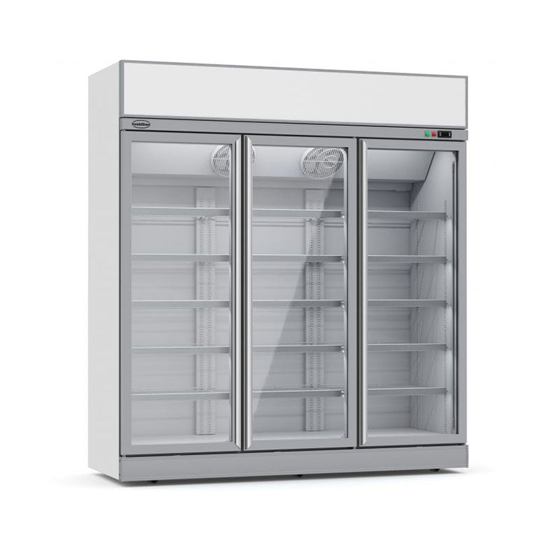 kuehlregal-mit-leuchtaufsatz-3-tueren-silber