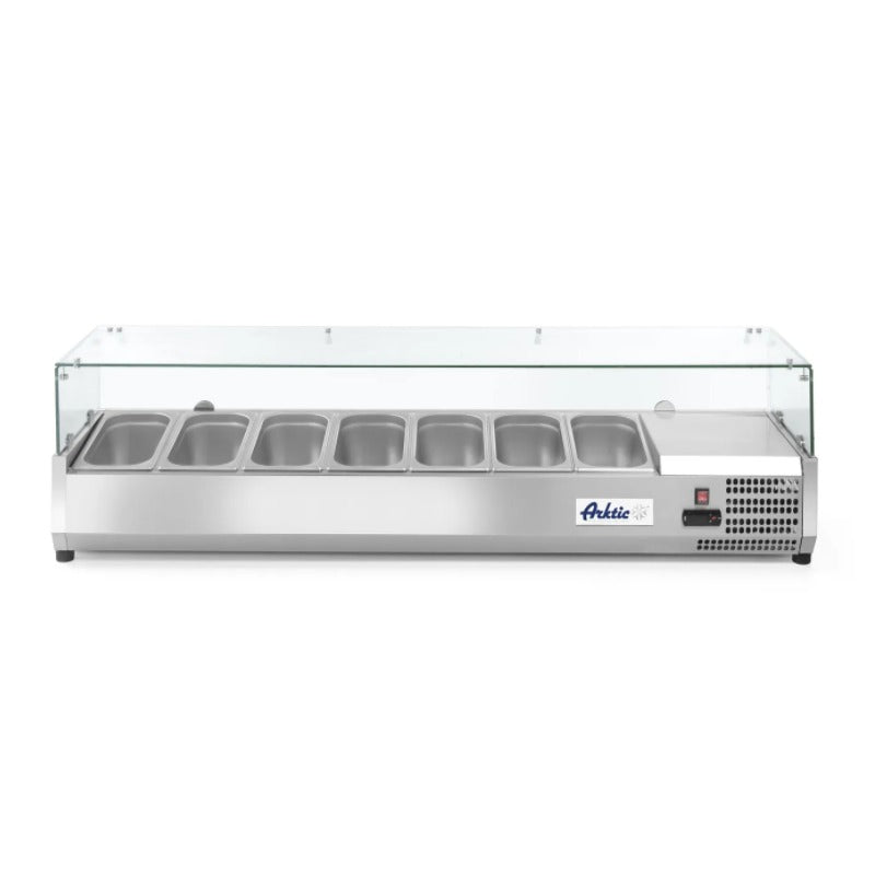 Aufsatz-Kühlvitrine Gastronorm 7x 1/3