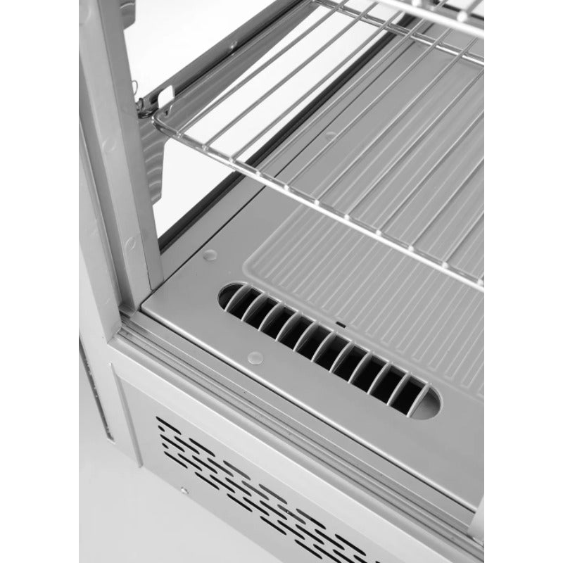 Aufsatz-Kühlvitrine innen 120 Liter