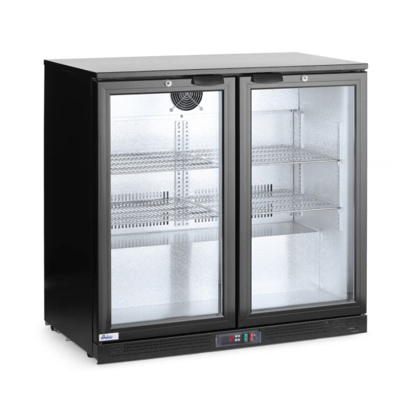 Backbar-Kühlschrank mit 2 Türen 198 Liter