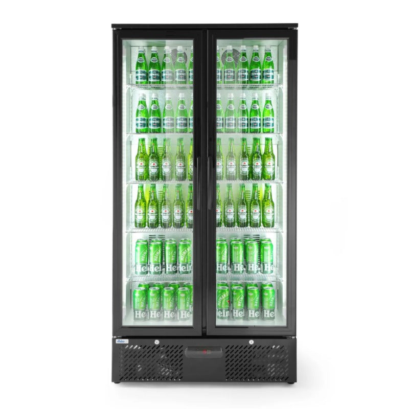 Backbar-Kühlschrank mit 2 Türen front 477 Liter