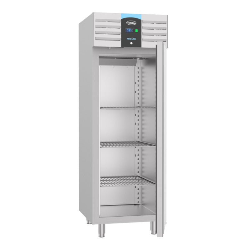 Edelstahl Gastronomie Kühlschrank offen