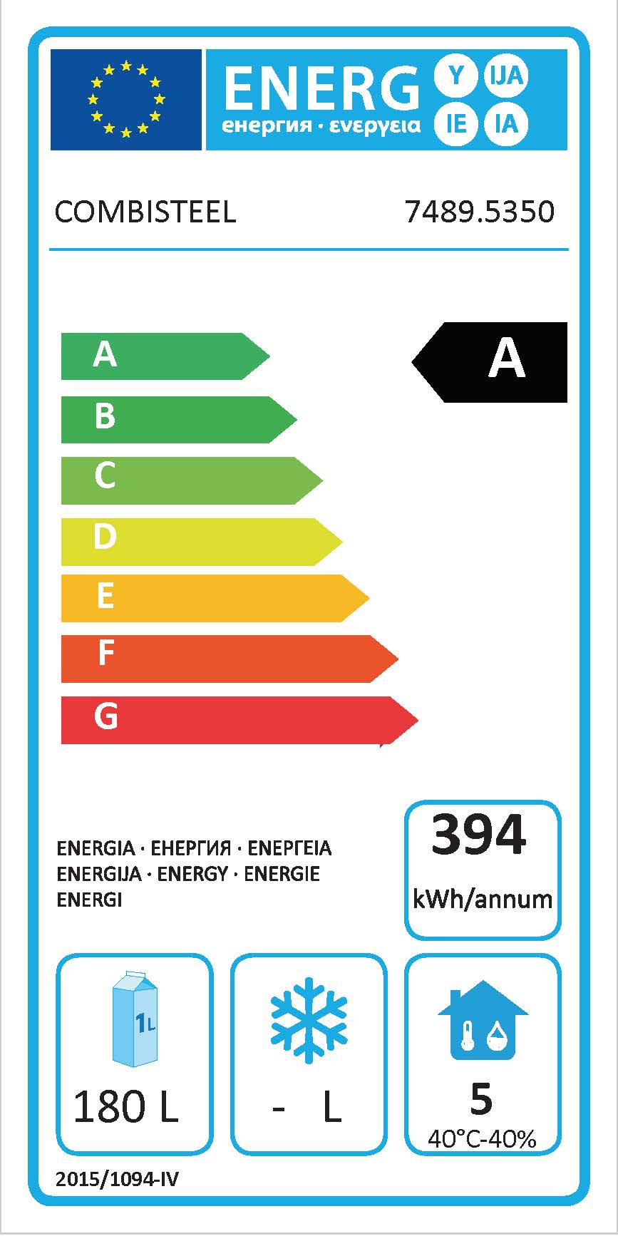 Energie Label Voll