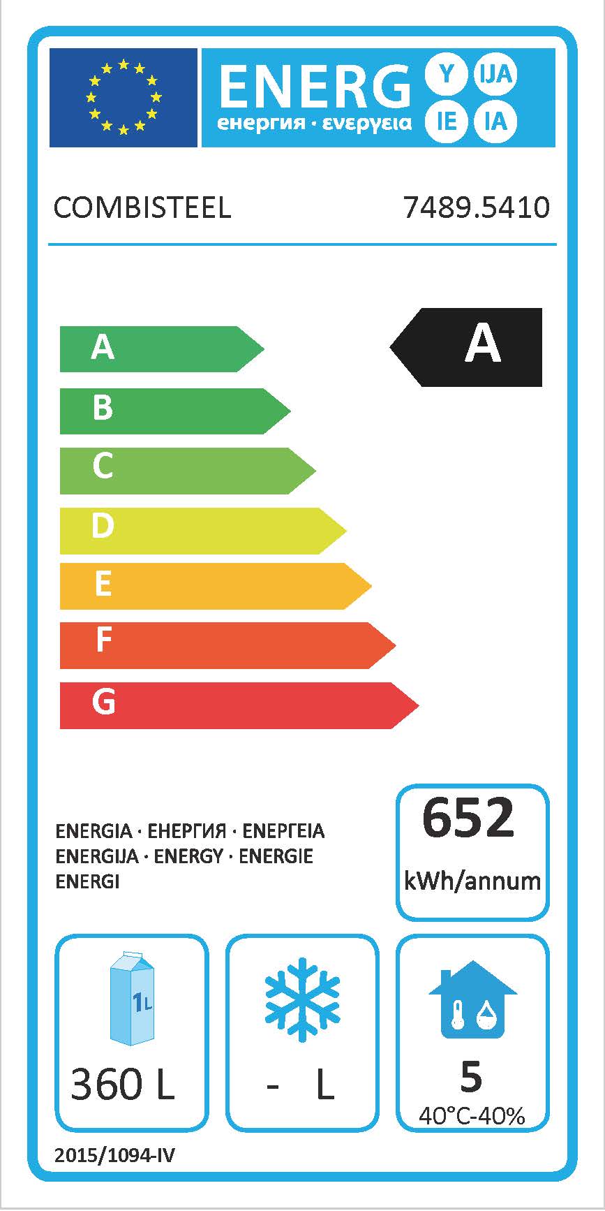 Energie Label Voll