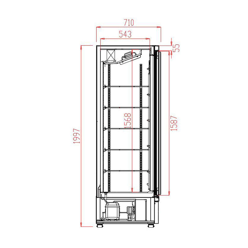 Getraenkekuehlschrank-silber-1-tuer-Daten