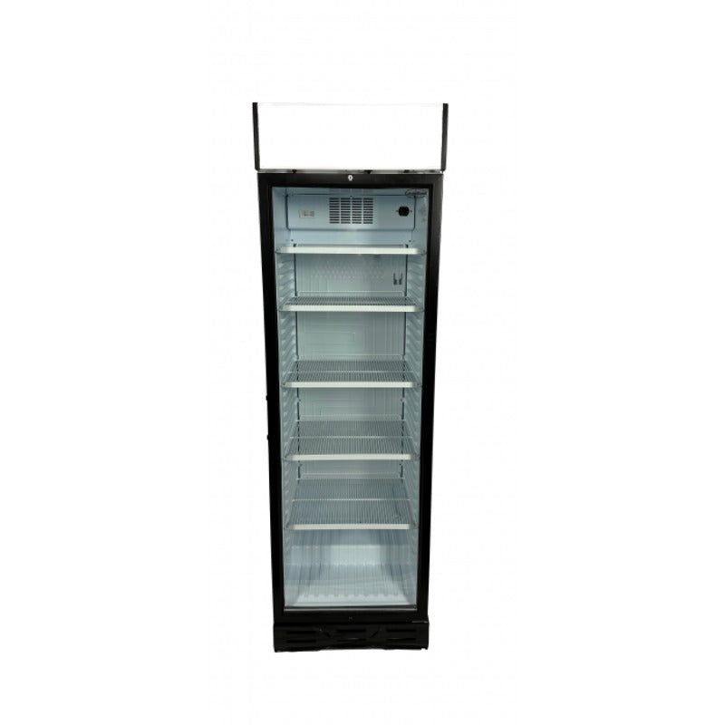 Glastürkühlschrank 1 tür geschlossen vorne