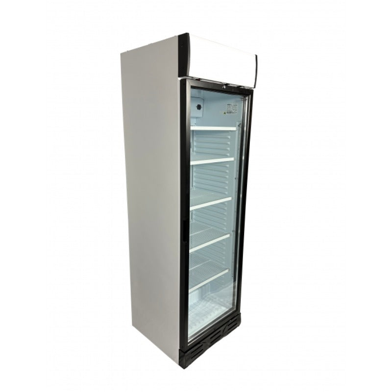 Glastürkühlschrank 1 tür seite