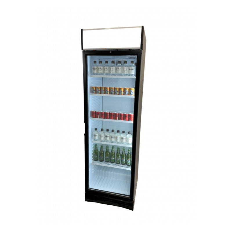 Glastürkühlschrank 1 tür vorne