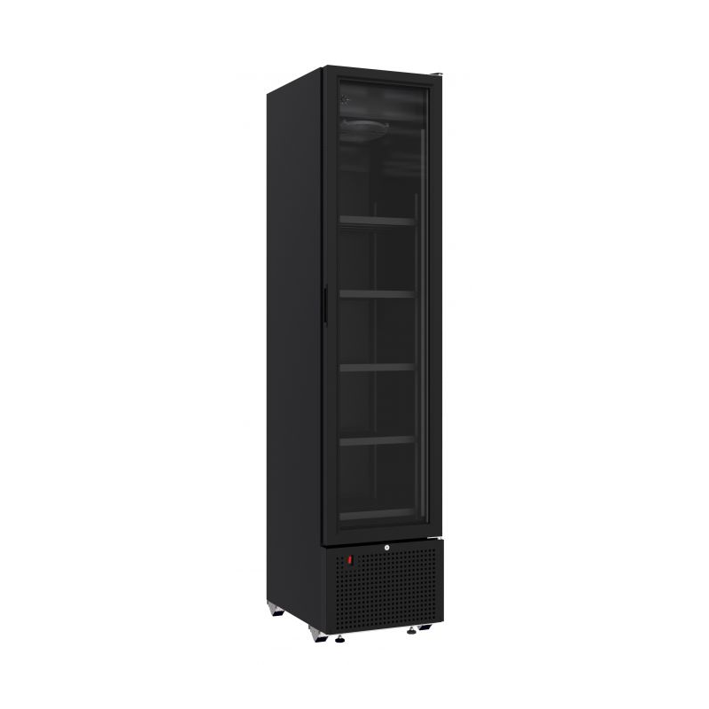 Glastürkühlschrank mit 1 tür vorne