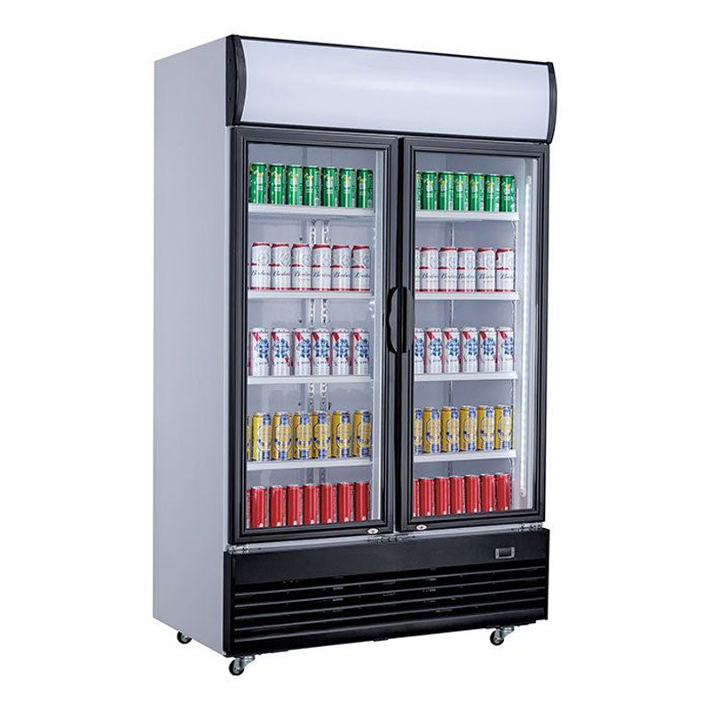 Kiosk Kühlschrank 2 türen front