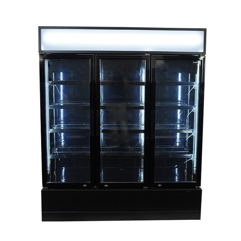 Kiosk Kühlschrank mit 3 Glastueren led