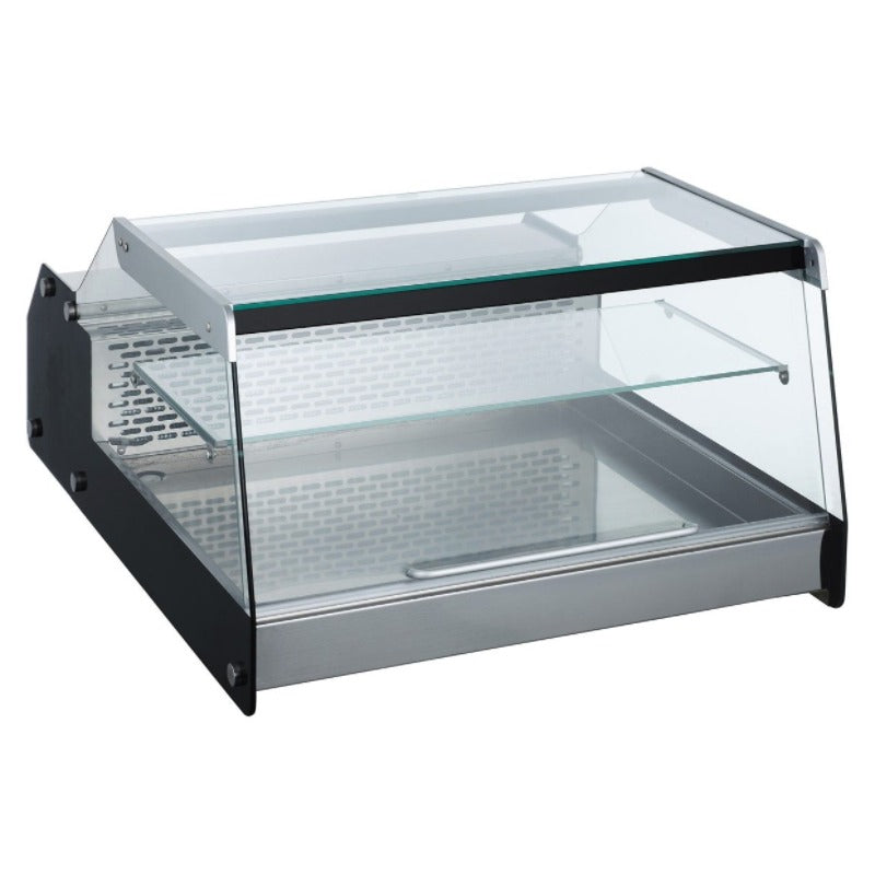 Kühlvitrine Edelstahl 128 Liter