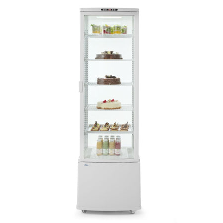 Kühlvitrine Weiß 270 Liter