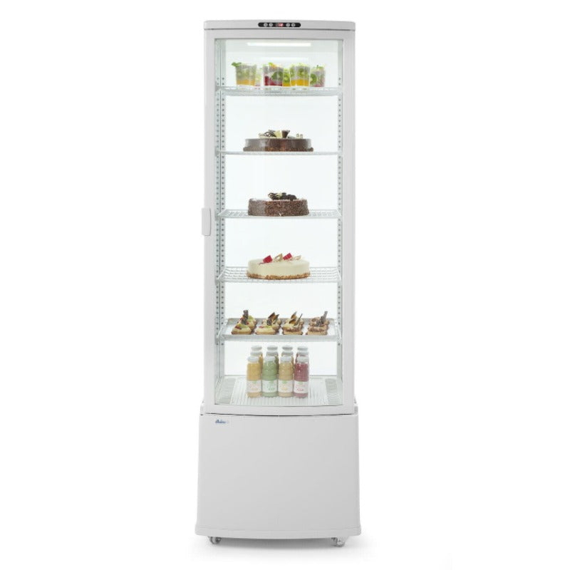 Kühlvitrine Weiß 270 Liter
