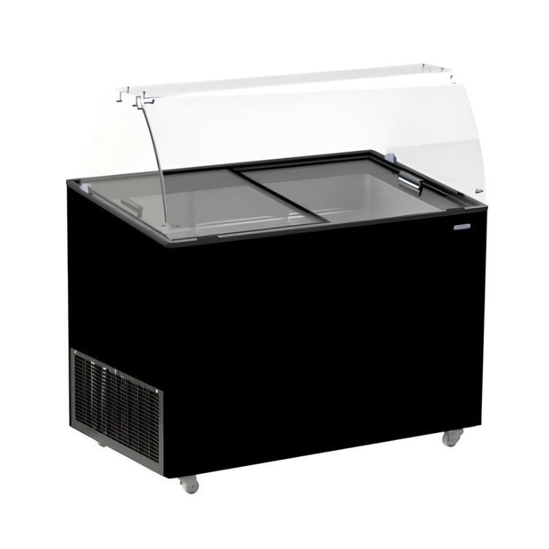 Speiseeisvitrine Java Schwarz 8x5 Liter