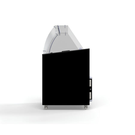 Speiseeisvitrine Java Schwarz 8x5 Liter Seite