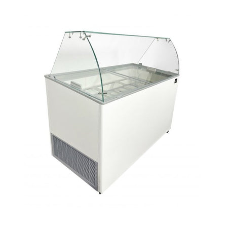 Speiseeisvitrine Weiss 