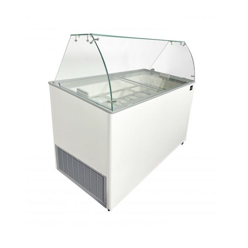 Speiseeisvitrine Weiss 