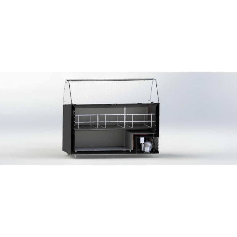 Speiseeisvitrine manuelle Abtauung