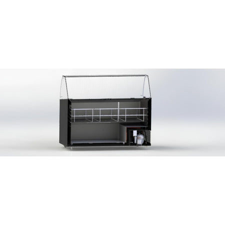 Speiseeisvitrine manuelle Abtauung