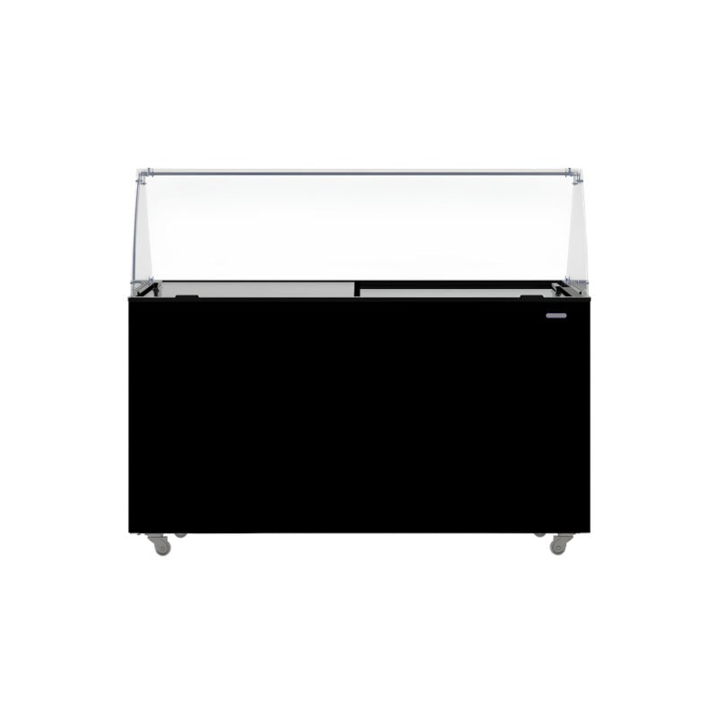 Speiseeisvitrine mit Schiebetüren