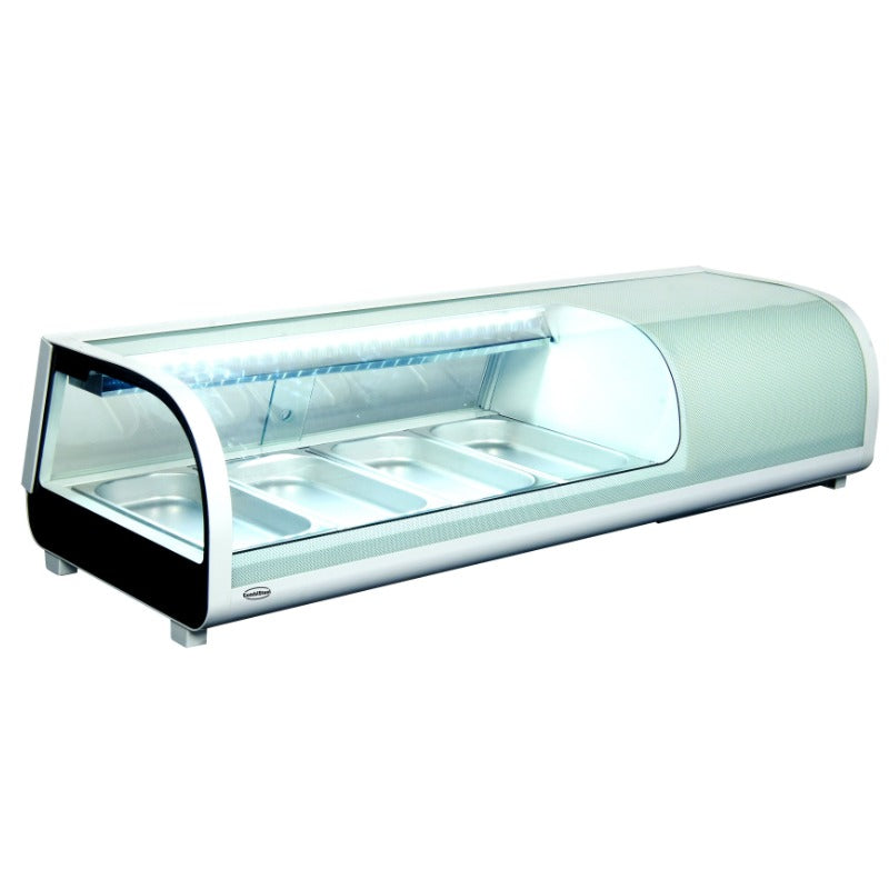 Sushi Vitrine Glass Front 42 Liter