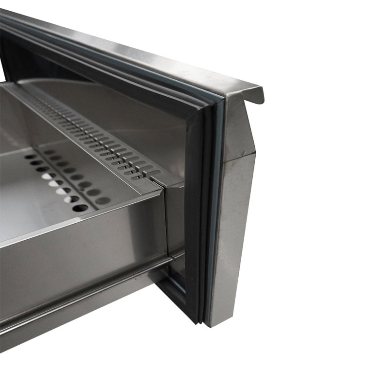 Tiefkühlschrank 2 türen dichtung