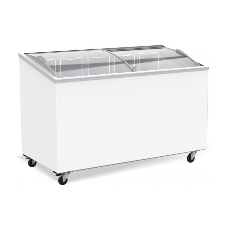 Tiefkühltruhe mit Glasdeckel 397 L 