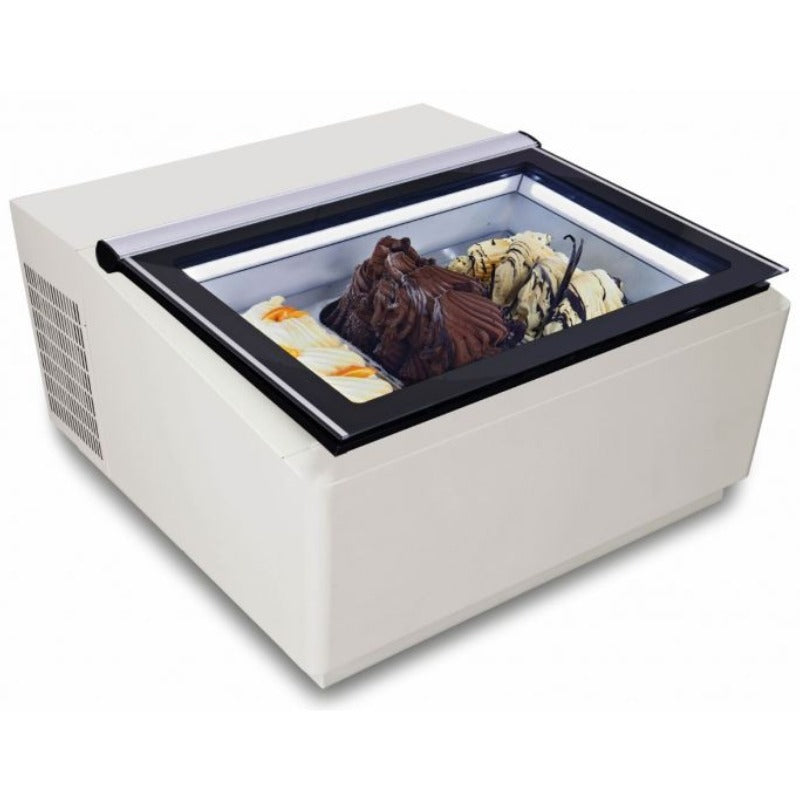 Tischmodell-Speiseeisvitrine mit LED